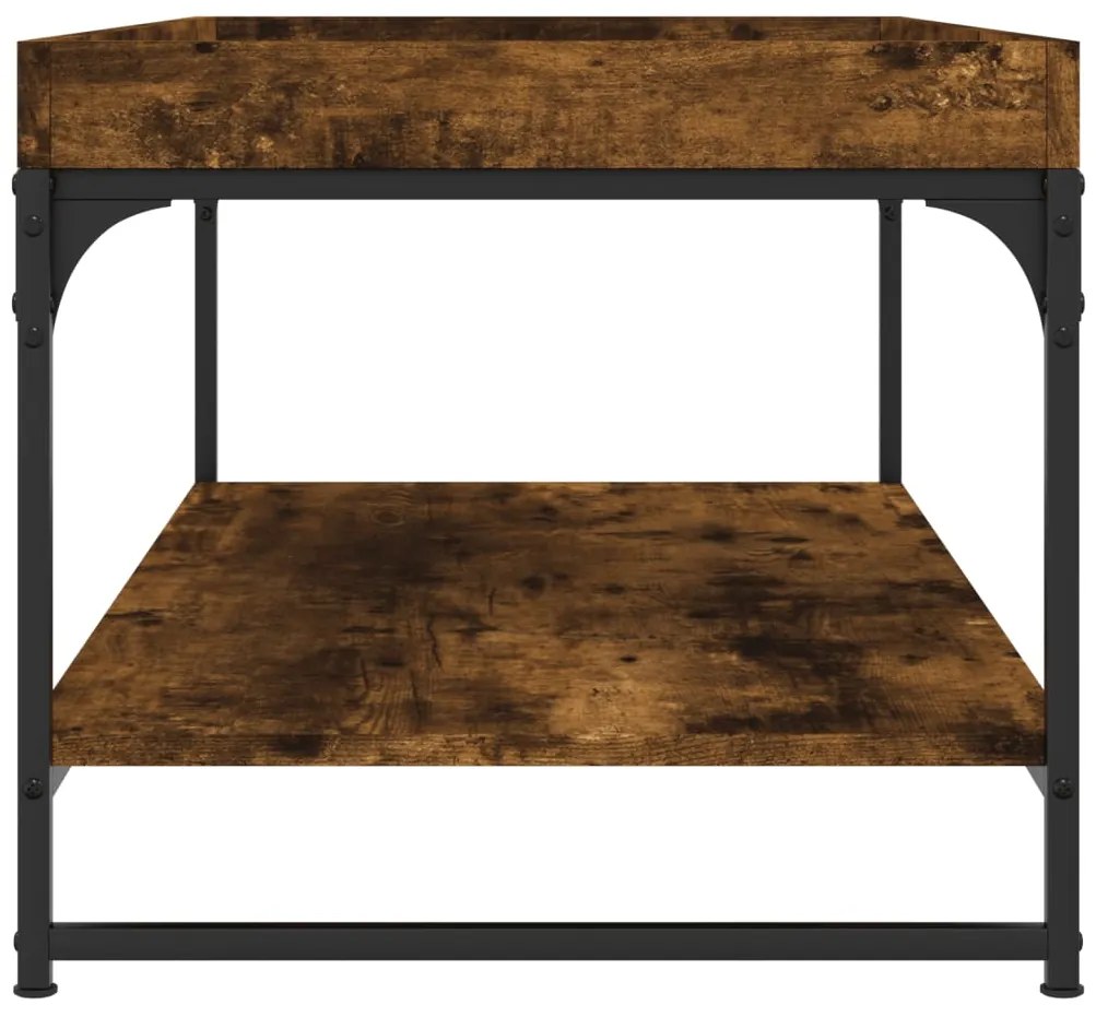 Mesa de centro 100x49x45 cm derivados madeira carvalho fumado