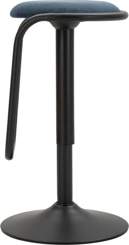 Banco de Bar Destiny Navy com Altura Regulável – Ø41x61-83 cm – Preto