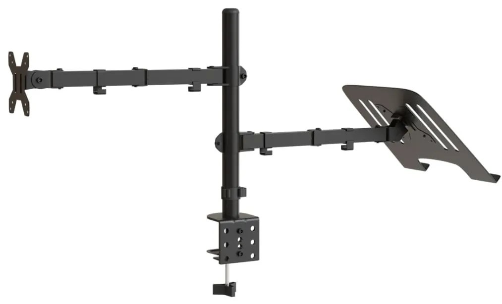 Suporte para monitor VESA 75/100 mm aço preto