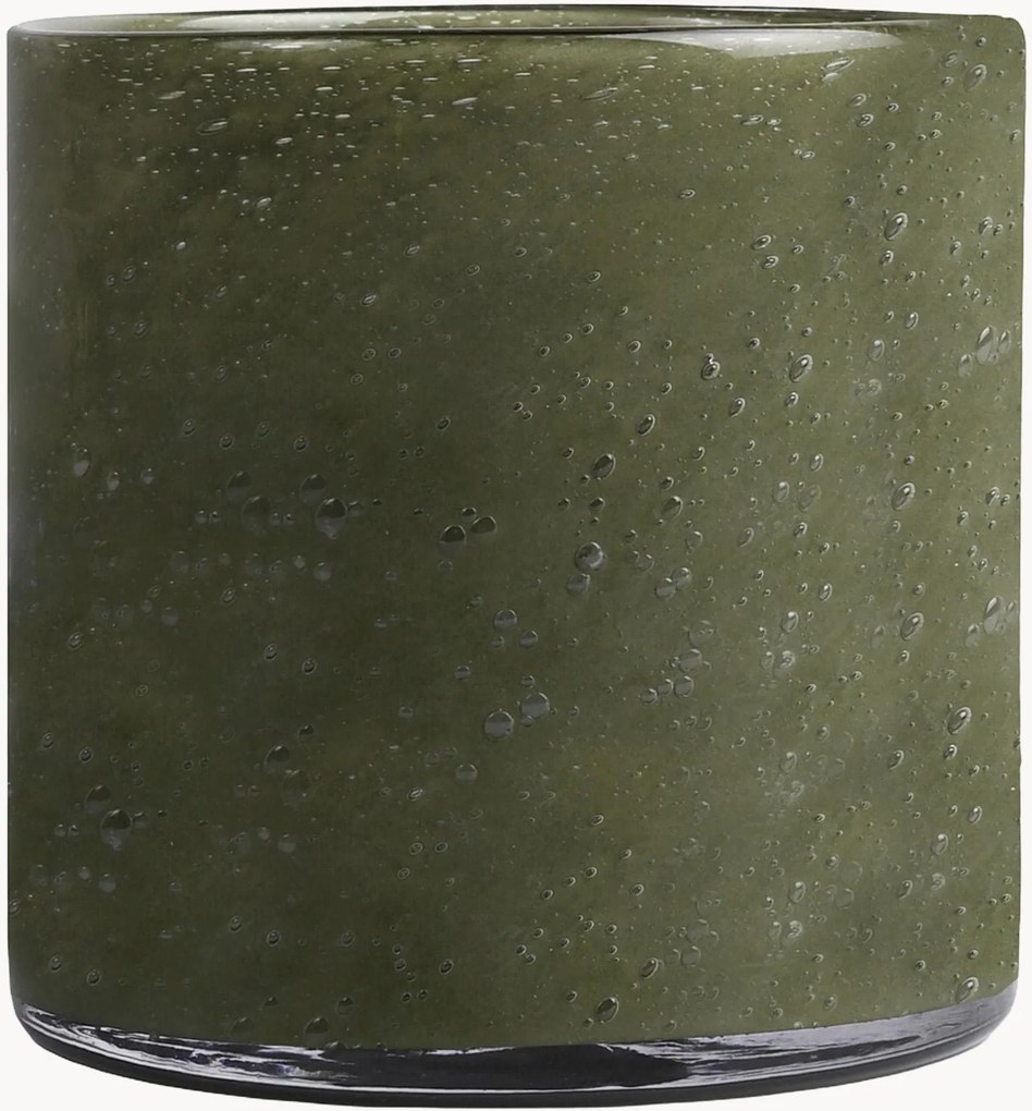 Suporte para velas em vidro artesanal Calore