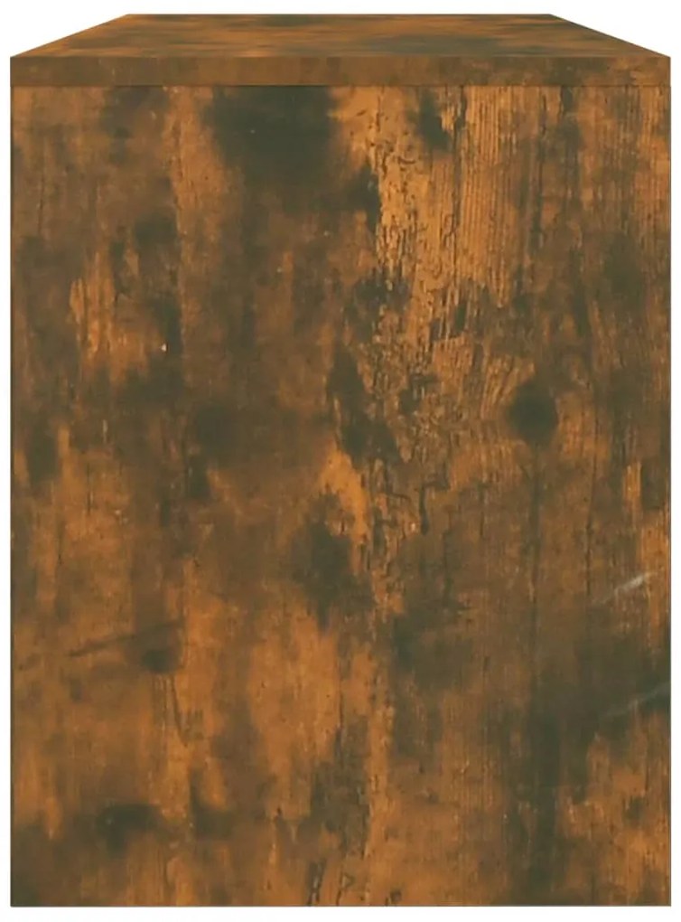 Banco toucador 70x35x45 cm madeira processada carvalho fumado