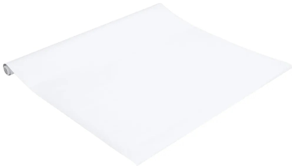 Autocolante para móveis branco mate 90x500 cm PVC