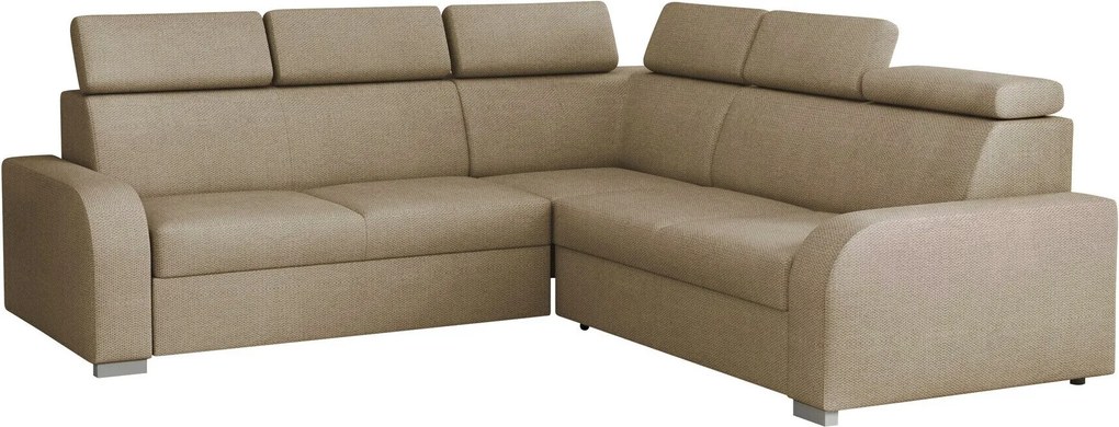 Sofá de canto Etrcala 101, Cama com arrumação, 250x250x100cm, 175 kg, Pernas: Madeira, Plástico, Madeira: Pinheiro