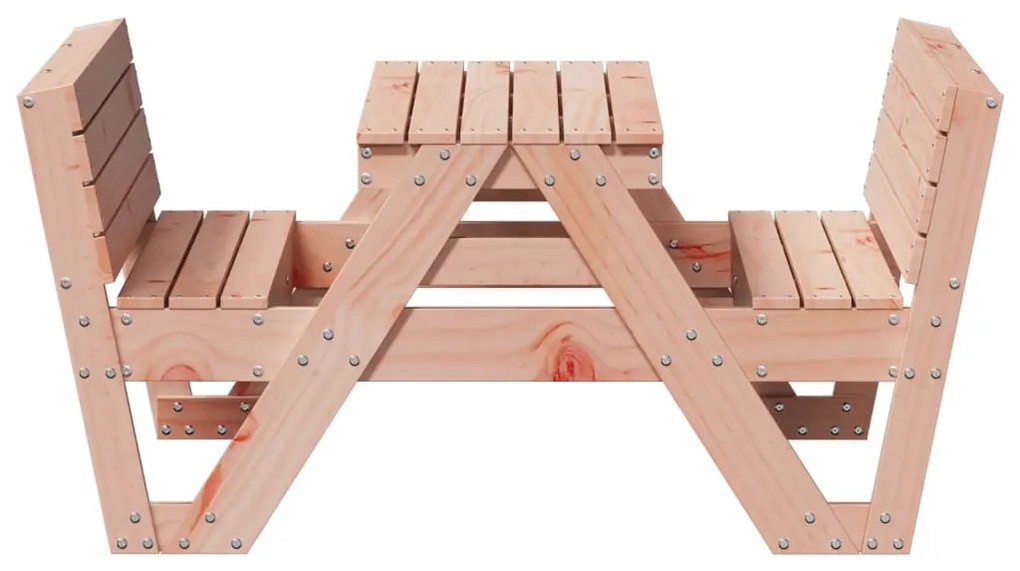 Mesa piquenique p/ crianças 88x122x58 cm madeira douglas maciça
