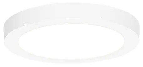 Spot embutido ou saliente branco 18 cm incl. LED 3 passos dim para aquecer - Trans Moderno