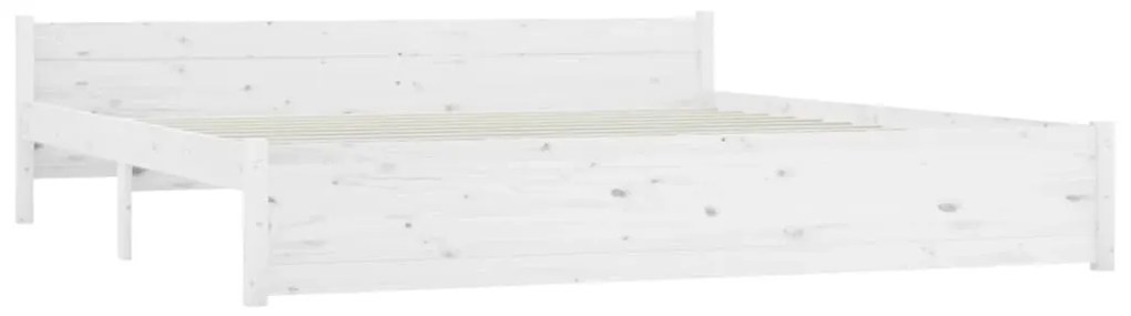 Estrutura de cama com gavetas 200x200 cm branco