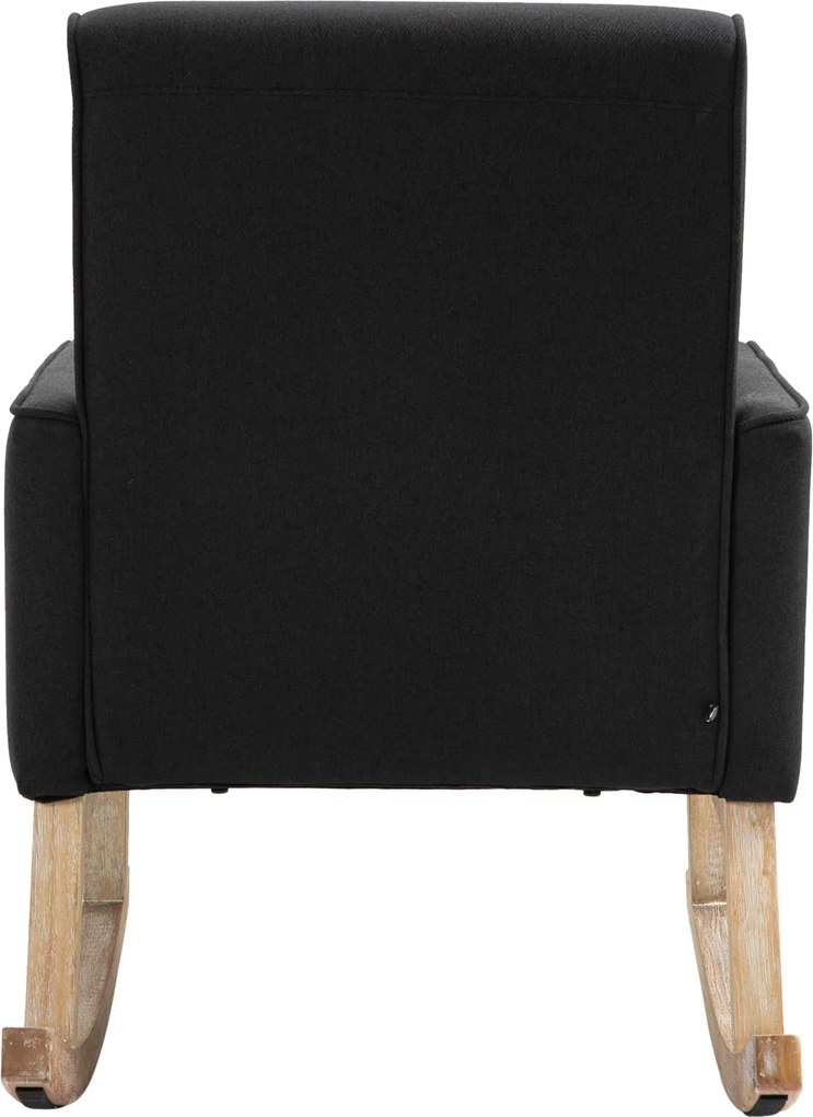 Cadeira de baloiço Dream Tecido preto