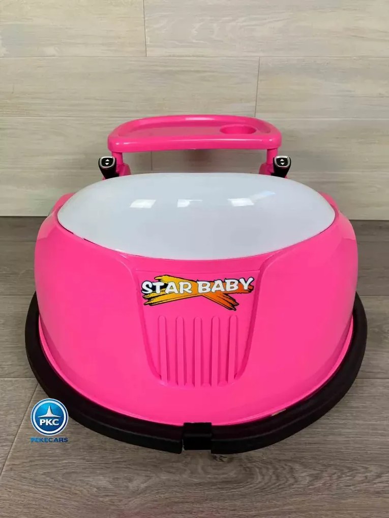 Carrinho de Choques elétrico para crianças Autogiro 12V Eléctrico Rosa
