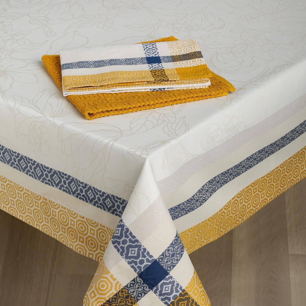 Toalhas de mesa anti nódoas 100% algodão - Inka Fateba: 1 Toalha de mesa 150x200 cm