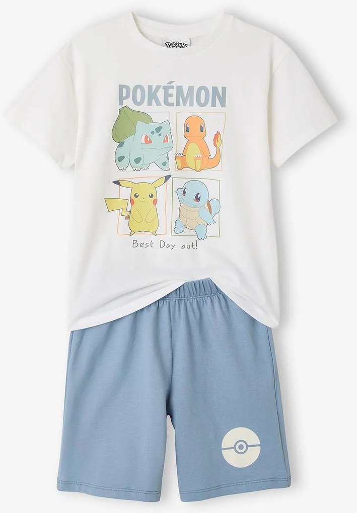 Pijama curto Pokémon azul-cristalino