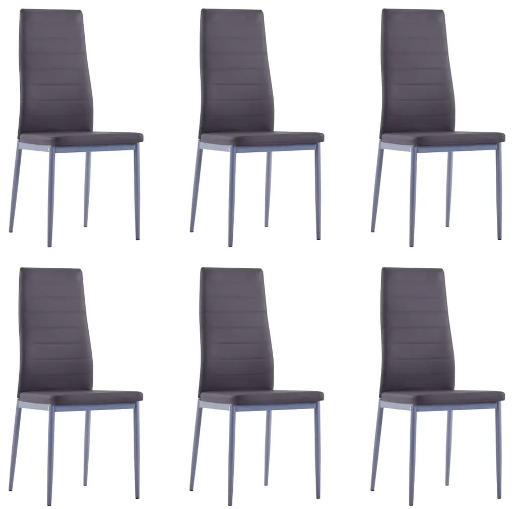 Conjunto de jantar 7 pcs cinzento