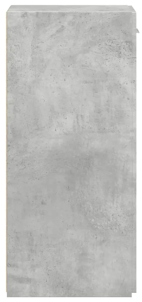 Aparador 30x42,5x93 cm derivados de madeira cinzento cimento