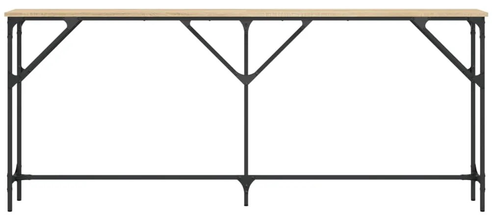 Mesa consola 180x23x75 cm derivados de madeira carvalho sonoma