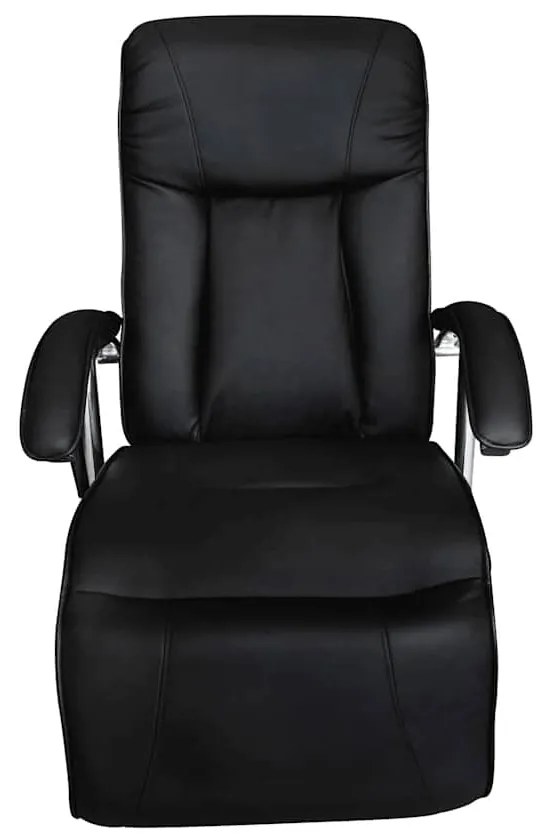 Cadeira de massagens couro artificial preto