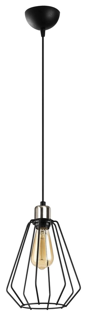 **** Candeeiro Suspenso Kese – Preto – Ø20 cm x 126 cm
**