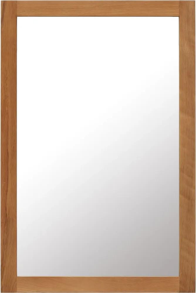 Espelho 60x90 cm madeira de carvalho maciça