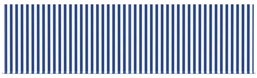 Toldo Retrátil Manual Azul e branco Azul e Branco Antracite