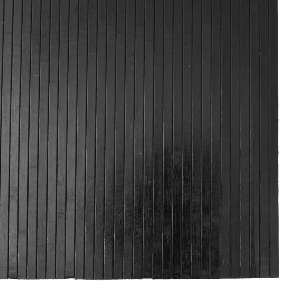 Tapete retangular 80x200 cm bambu cinzento