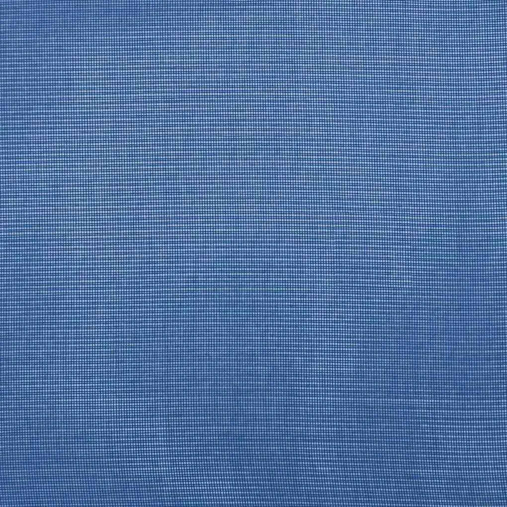 Cortinas de voile com ilhós 2 pcs azul real