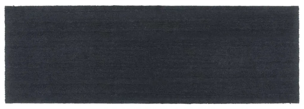 Tapete de porta 100x300 cm fibra de coco tufada cinzento escuro