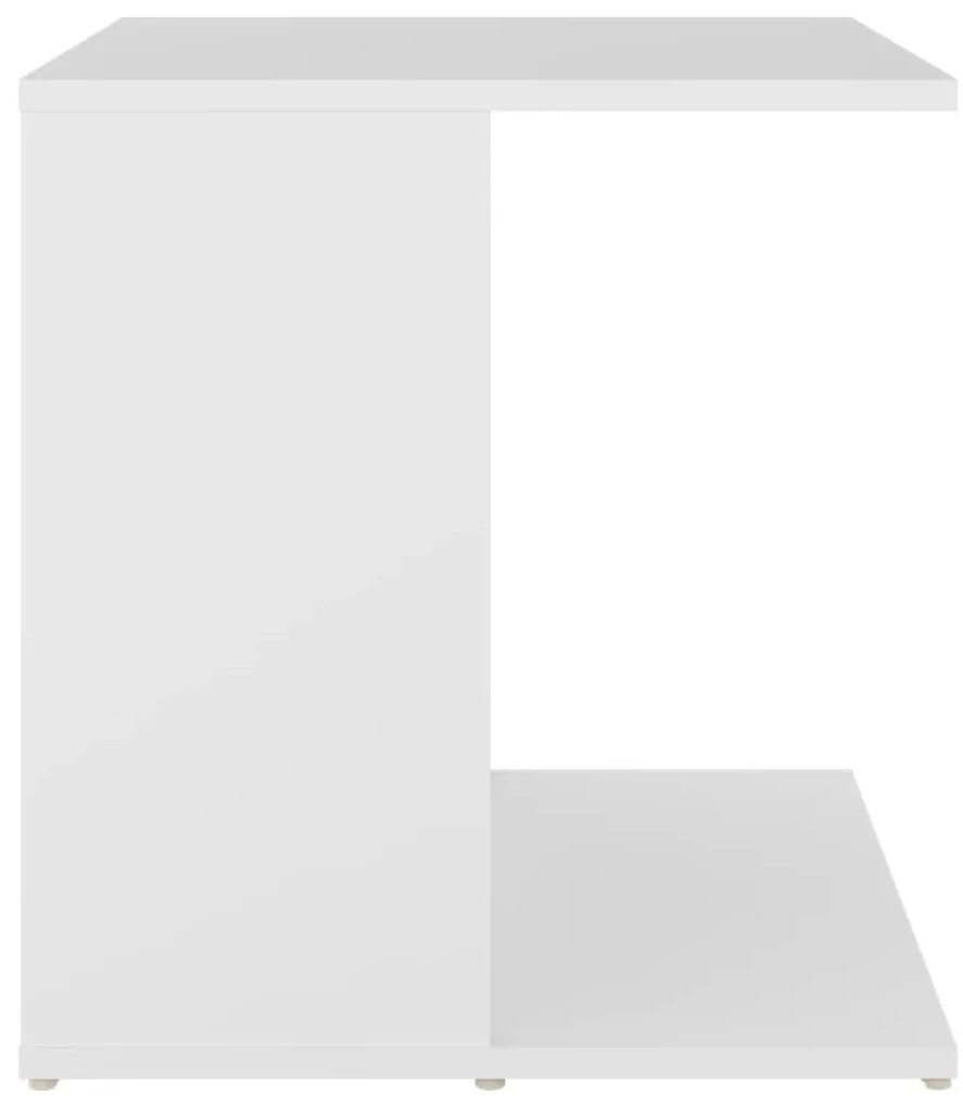 Mesa de apoio 45x45x48 cm derivados de madeira branco