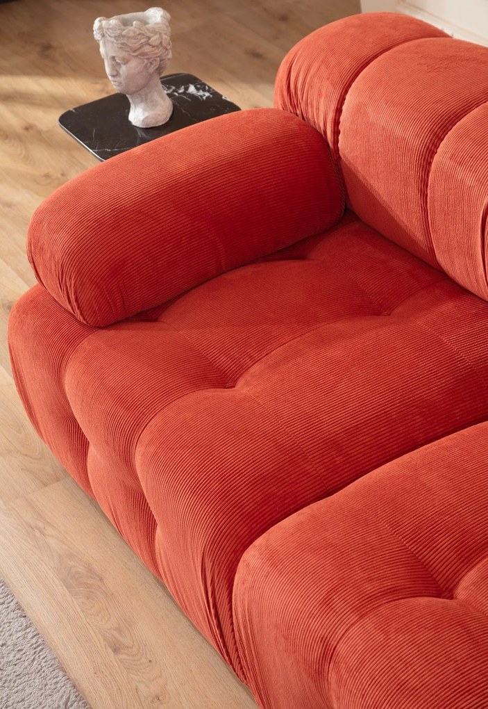 Sofá de 2 Lugares Doblo – Vermelho – 200x100x80 cm