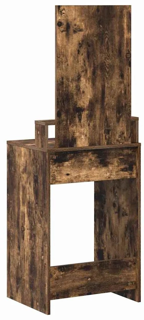 Mesa de Maquilhagem vidaXL com Gavetas em Carvalho Fumado 50x41x140 cm