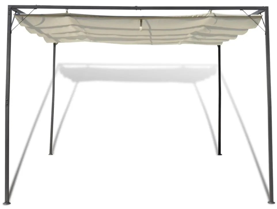 Gazebo para jardim com toldo retrátil