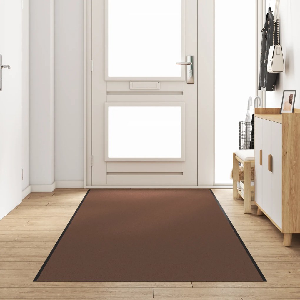 Tapete Retangular vidaXL Castanho 120x350 cm