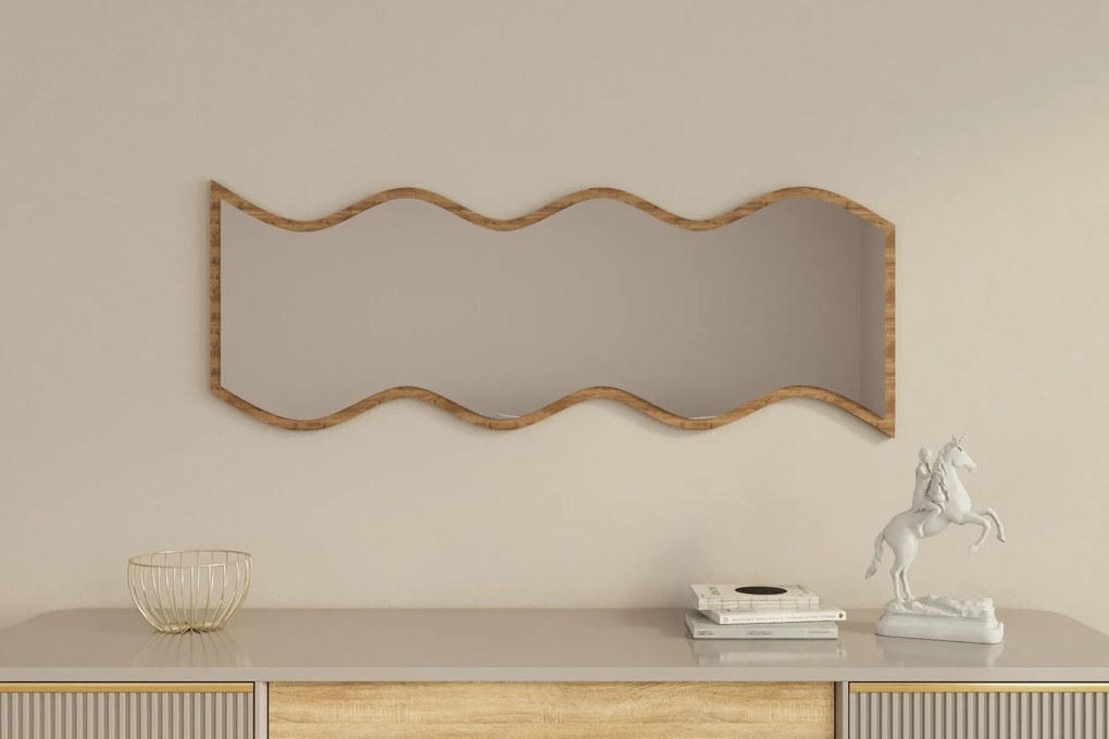 Espelho Safi – Branco Nogal – 40x120 cm