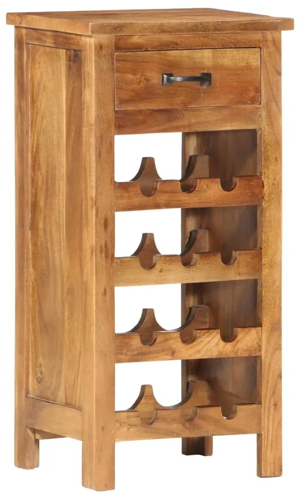 Armário para vinhos 40x30x80 cm madeira de acácia maciça