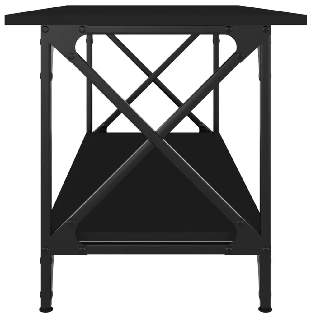 Mesa de centro 100x45x45 cm derivados de madeira/ferro preto