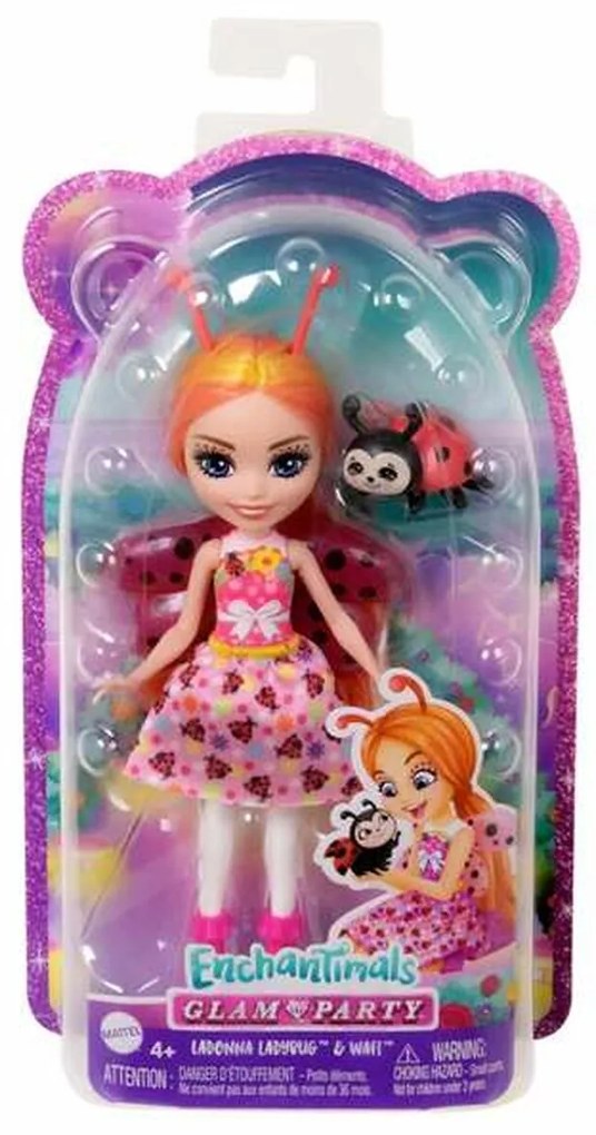 Boneca Mattel Enchantimals Joaninha 15 cm