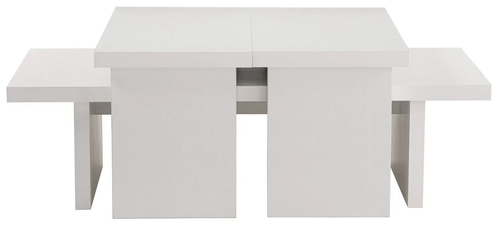 Mesa de Café Sanctuary – Branco Madeira – 110x39,3x45 cm