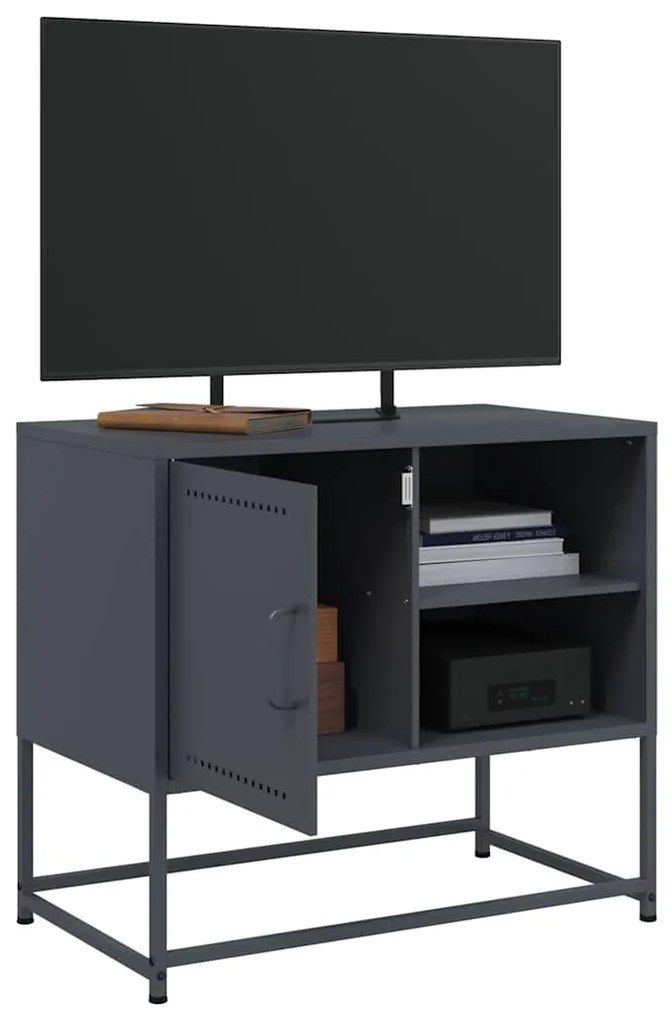 Móvel de TV 68x39x60,5 cm aço antracite