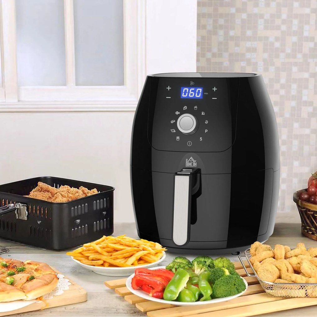 Fritadeira a Vapor de 5,5L - Design Moderno