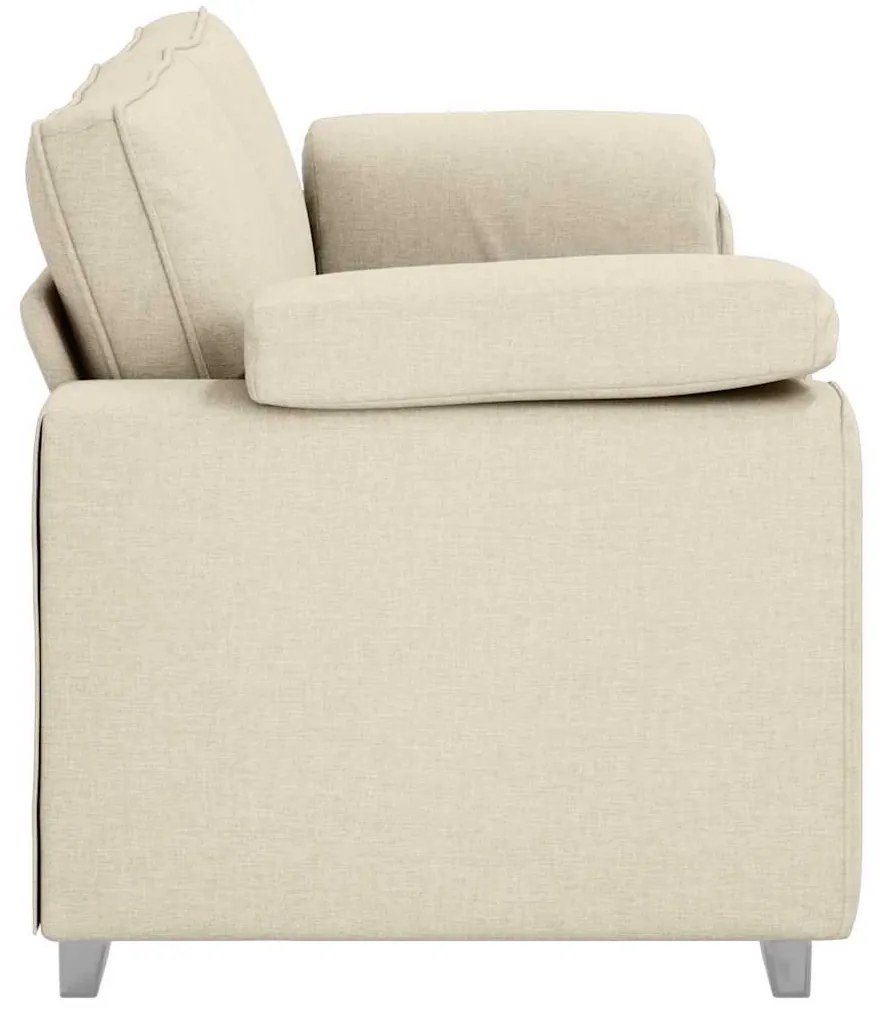 Sofa de 3 Peças de Linho 178 cm