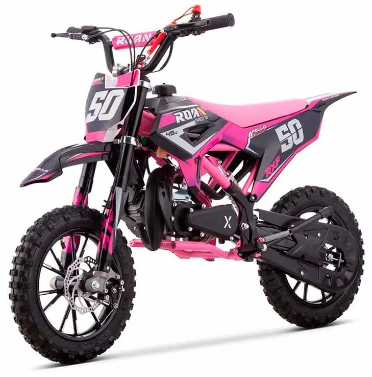 MINI MOTO PARA CRIANÇAS MiniCross Roan RXF 49cc 4.5CV 2024 Rosa