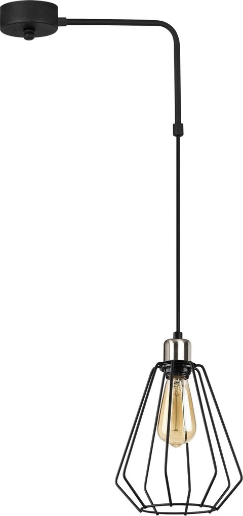 ****
Candeeiro de Teto Kese – Preto – Diâmetro 40 cm, Altura 100 cm
