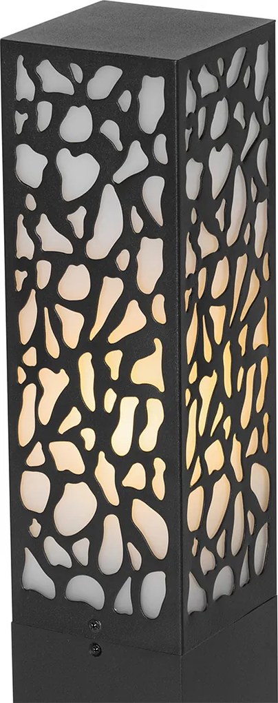 Candeeiro de exterior moderno preto 90 cm IP44 - Nicole