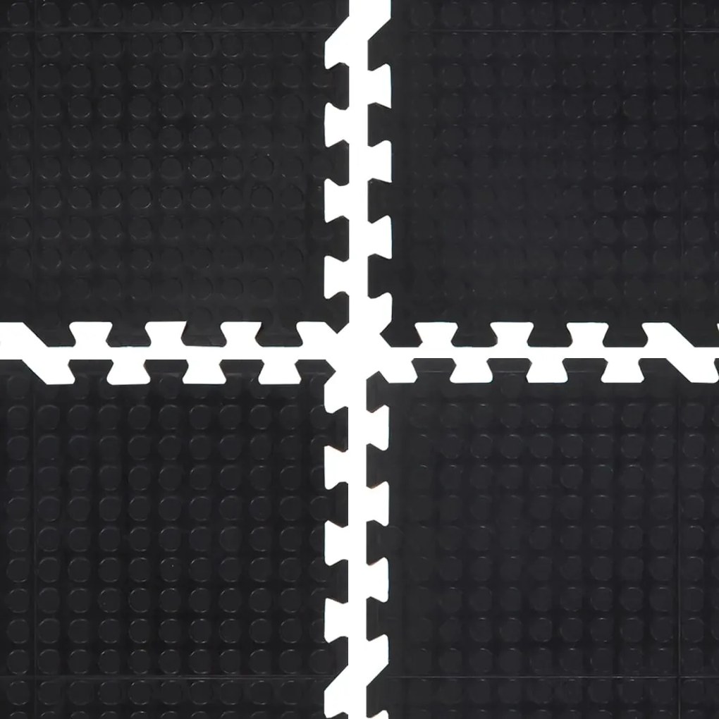 Ladrilho de borracha 12 mm 90x120 cm preto