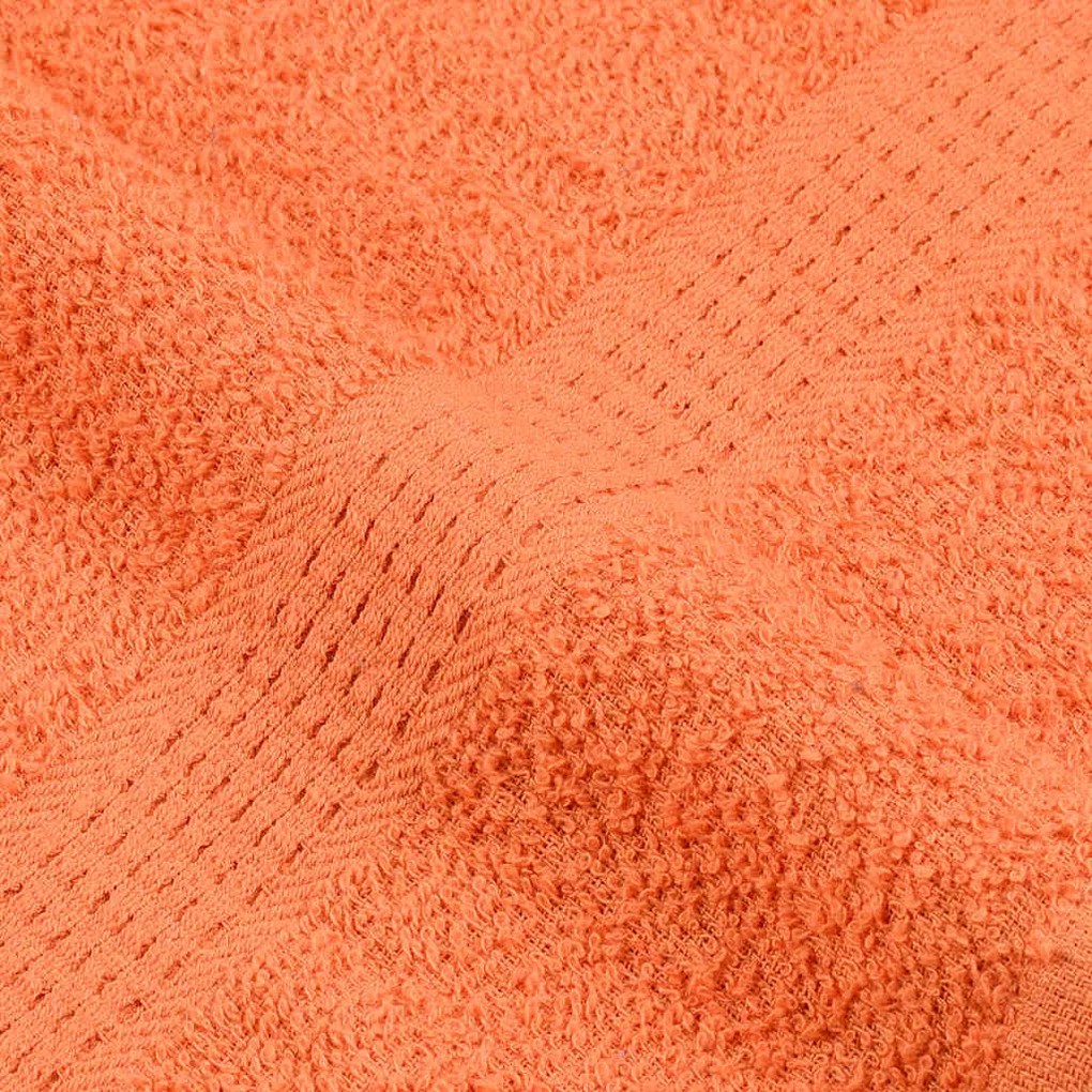 Toalhas de sauna 2 pcs 80x200 cm 360 gsm 100% algodão laranja
