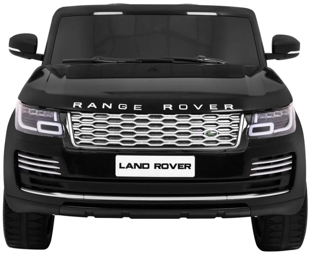 Carro elétrico para Crianças 2 Lugares Range Rover HSE 2x12V 4x4 Rodas Espuma EVA, assento couro ecológico Preto