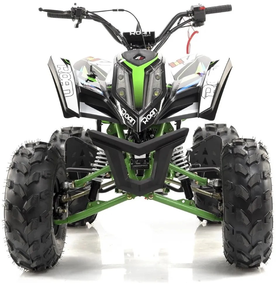 MINI MOTO 4 GASOLINA PARA CRIANÇAS velocidade até 45Km/h Roan 125cc semiautomático Falcon RN-1-2-3 R8 Verde