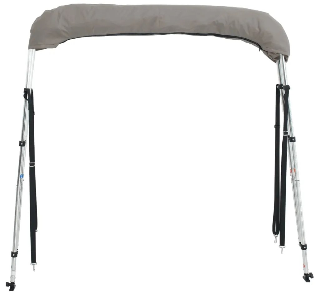 Toldo de 3 arcos Bimini c/ paredes laterais 183x(137-152)x137cm
