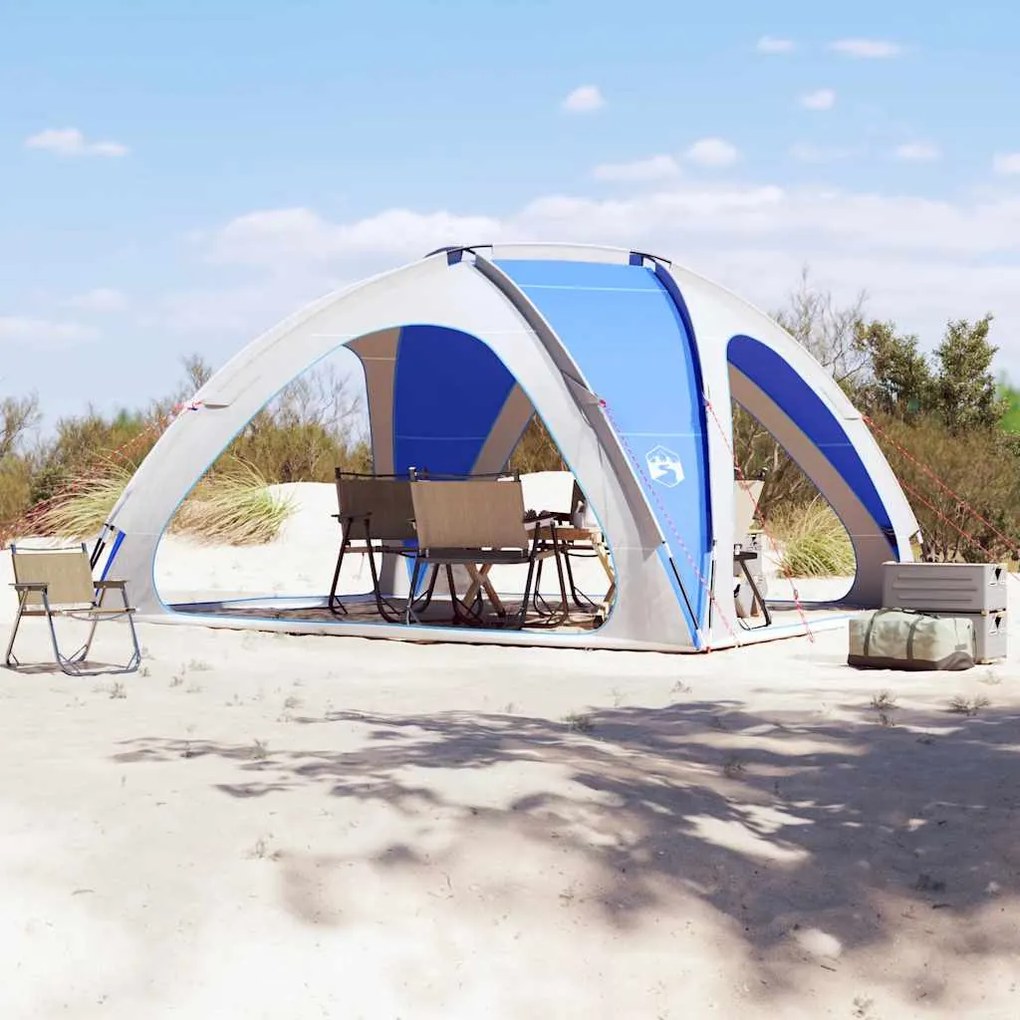 Tenda de festas impermeável azul ciano