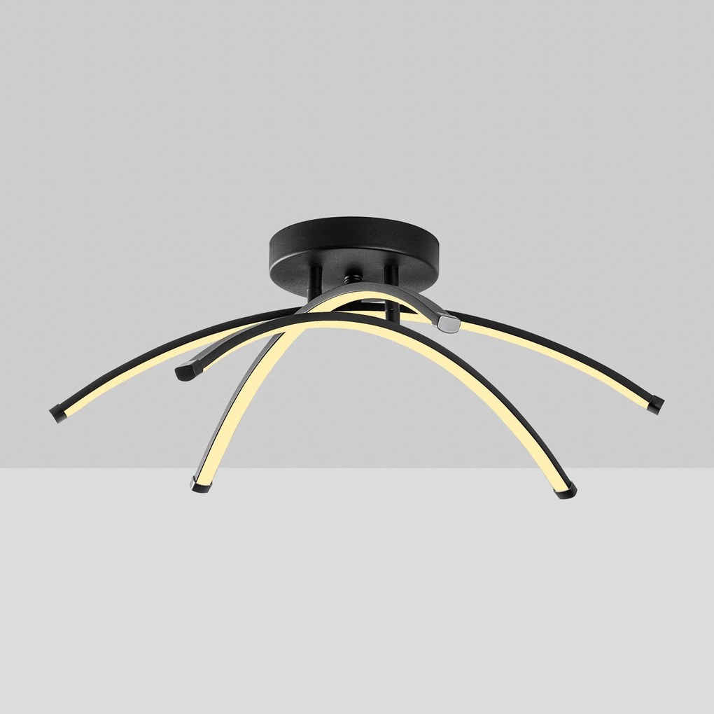 Candeeiro Ledbanana – Preto – 57x20x57 cm