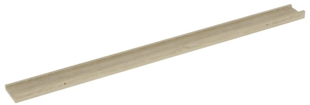 Prateleiras de parede 2 pcs 115x9x3 cm carvalho sonoma