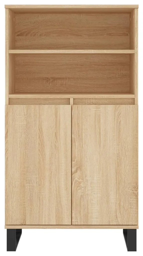 Aparador alto 60x36x110 cm derivados de madeira carvalho sonoma