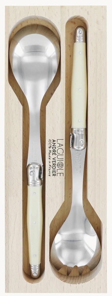 Talheres para salada com acabamento espelhado Debutant